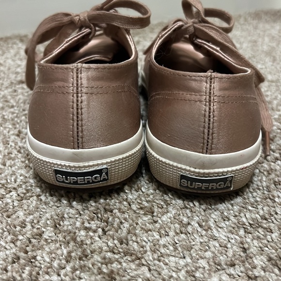 Superga Blush Satin Sneaker - Size 37.5 - Picture 8 of 11